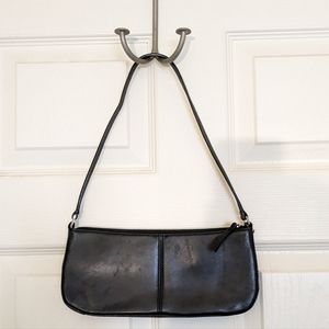 Nine West Vintage Black Baguette Bag